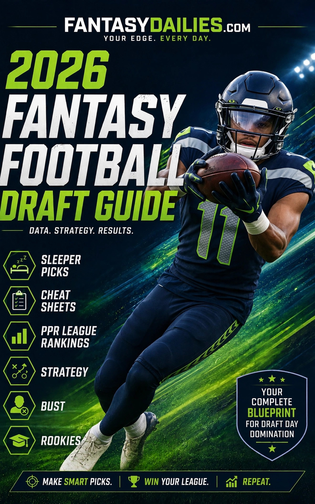 2026 FantasyDailies Fantasy Football Draft Guide